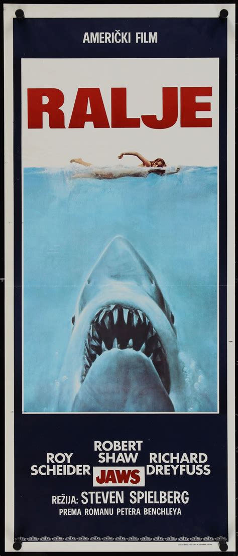 Jaws Movie Poster 1975 194 Jaws Movie Poster Stock Photos, High Res