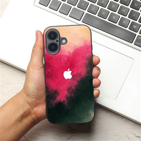 Roseate oil Paint (MB) Silicone Case for Apple Iphone 17 – The Hatke