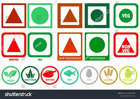 Vegetarian Symbol Vector