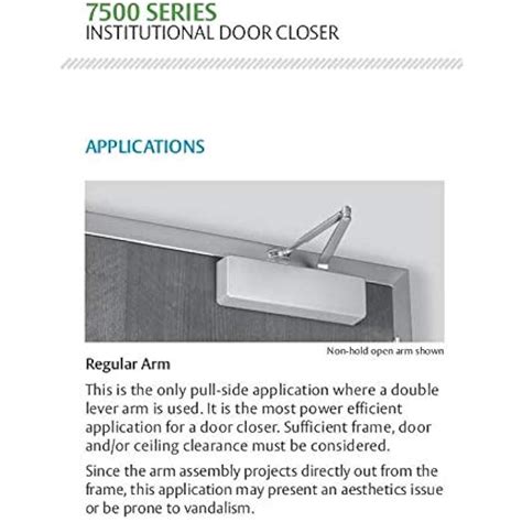 Norton 7500 Series Institutional Door Closer, India | Ubuy