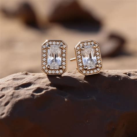 Buy Harman 2ct Radiant Halo Lab Diamond Earrings | Fiona Diamonds
