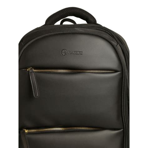 Buy RASHKI Aero Women's Vegan Leather Laptop Bagpack Black Online