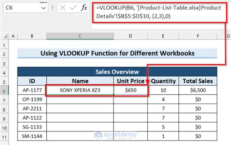 Image result for VLOOKUP Multiple Columns Examples