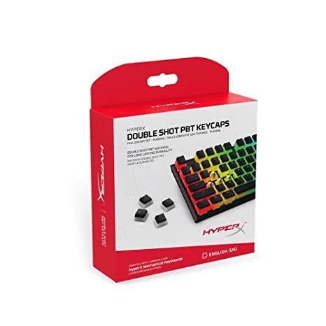 Amazon.in: Buy HyperX Double Shot PBT Keycaps - 104 Mechanical Keycap ...