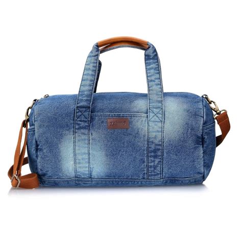 Buy Denim Duffel Bag for Gym, Travel Duffle Denim Bag for Men and Women ...