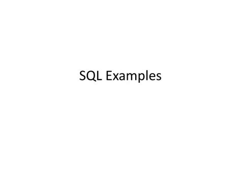 Image result for SQL Xamples