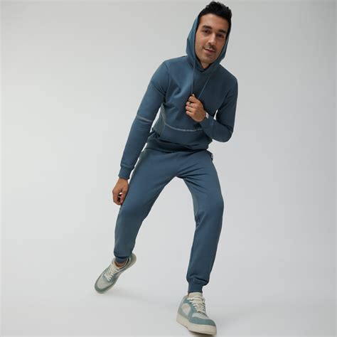 Ascent Storm Grey Hoodie and Joggers Co-Ords Set for Men [30% Off ...