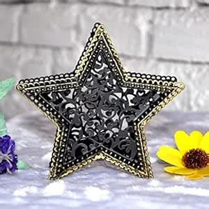 CALANDIS Christmas Decor Star Moroccan Candlestick Candles Holders ...