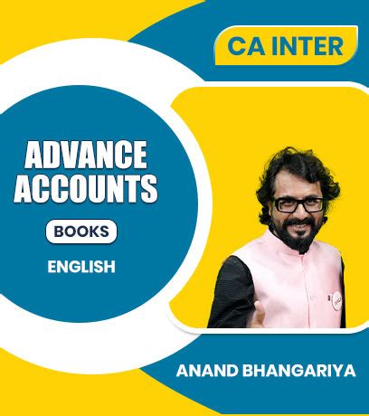 CA Inter Advanced Accounts Books Set | CA Anand Bhangariya