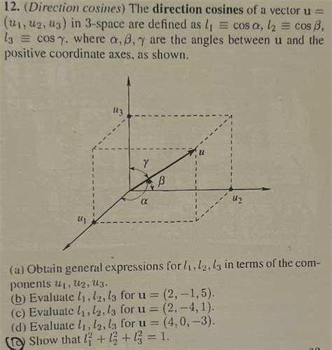 Direction Cosines of a Vector 的图像结果