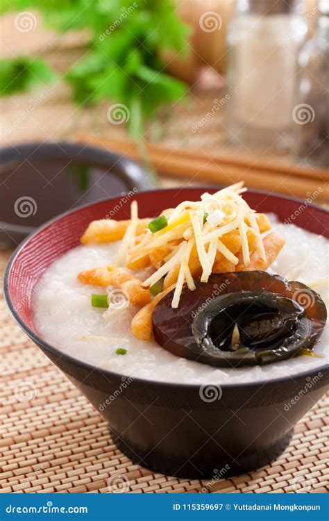 Gruel stock image. Image of thai, porridge, cuisine - 115359697
