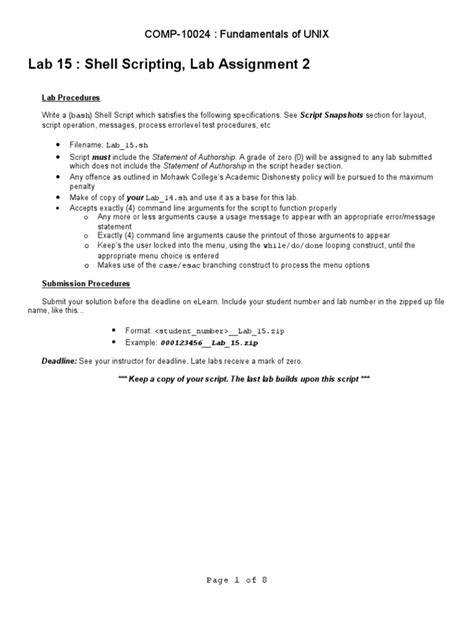 Nos. 1-10 Linux Shell Script Lab 2025 的图像结果