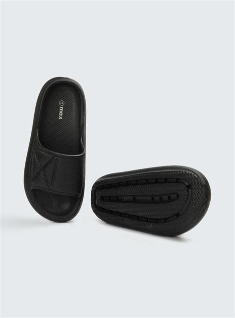 Buy Men Textured Open-Toe Sliders Online at just Rs. 499.0 ...