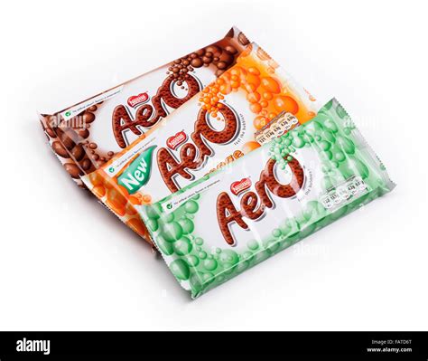 Nestlé Aero chocolate bars Stock Photo - Alamy