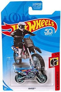 HOT WHEELS 2018 50th Anniversary HW Daredevils HW450F (Dirt Bike), Blue ...