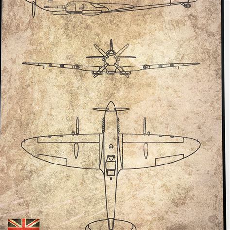 Image result for Spitfire Blueprints