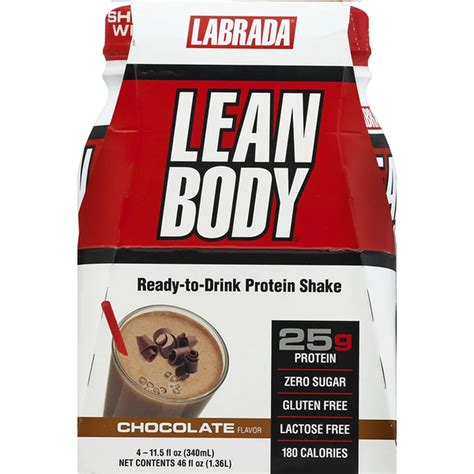 Lean Body Protein Shake, Ready-to-Drink, Chocolate Flavor (4 each ...