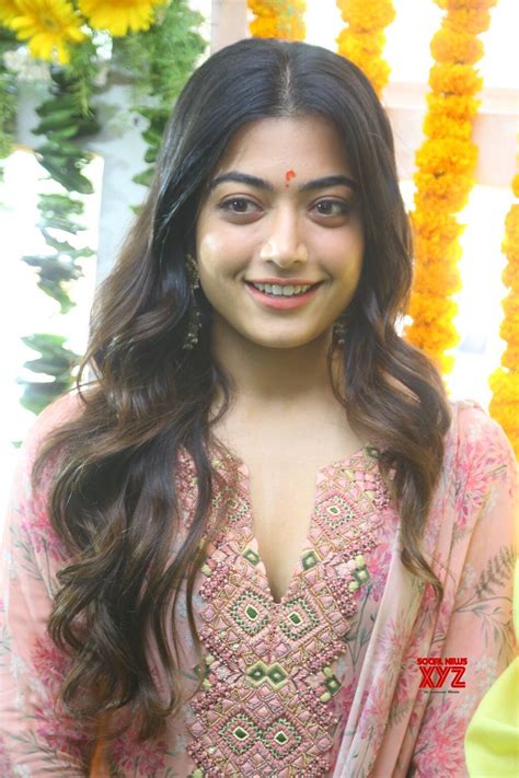 Actress Rashmika Mandanna Glam Stills From Rainbow Movie Opening ...