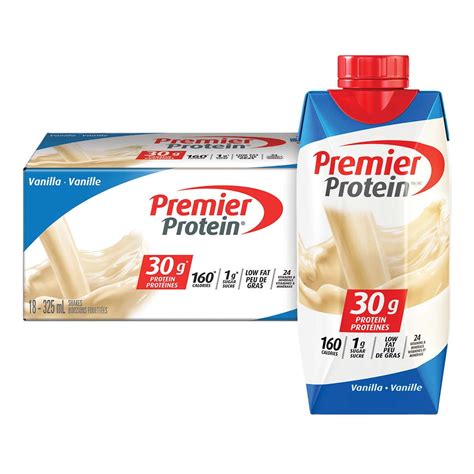 Premier Protein High-protein Vanilla Shake 325 mL, 18-count | Walmart ...