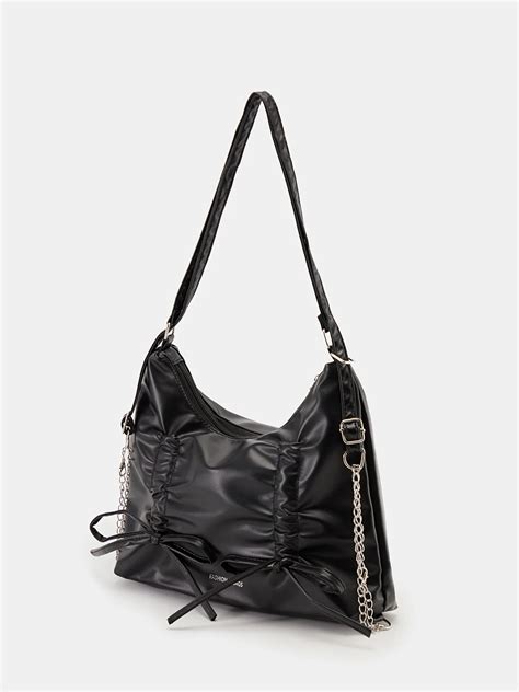 Solid Bucket Shoulder Bag | Savana | Bestsellers