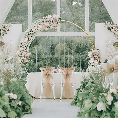 Round Backdrop Stand, 6.5Ft Gold Balloon Arch Stand | Ubuy India