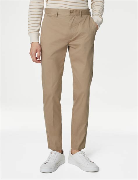 Men’s Slim-Fit Trousers | M&S