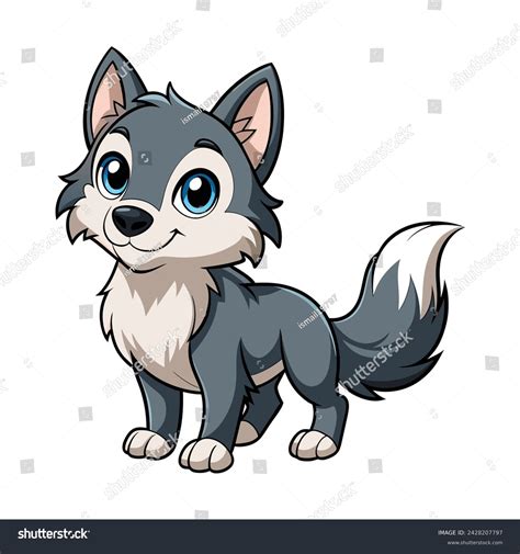How To Draw A Cute Wolf Pup Easy