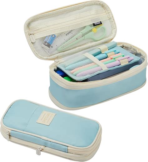Amazon.com: Sonuimy Large Capacity Pencil Case Pouch, Cute Aesthetic ...