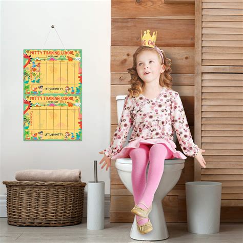 Buy ATHENA FUTURES Potty Training Chart for Toddlers - Dinosaur Design ...