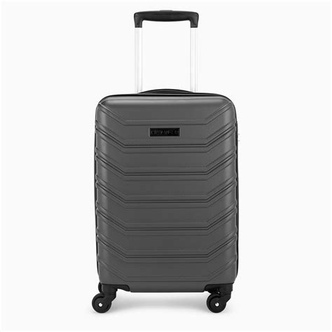 Vyte ABS Cabin Hard Side Suitcase, 38 litres, Black, Swiss Designed ...