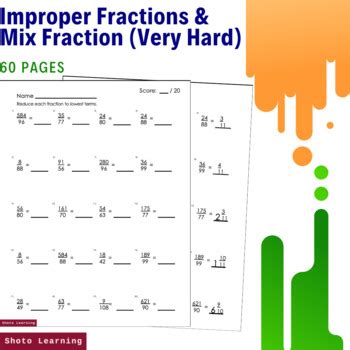 Mix Fraction Problems 的图像结果