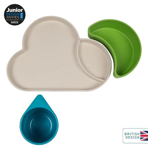 TUM TUM Eco Cloud Dining Set - Blue/Green – Buy Now at My Baby Babbles
