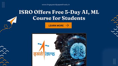 ISRO Opens Doors to the Future: Free 5-Day Online Courses on AI & ML