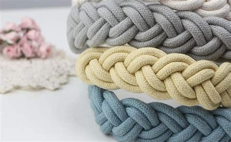 HomeCloud Magnetic Curtain tiebacks Curtain Tie Back, Cotton Hand ...