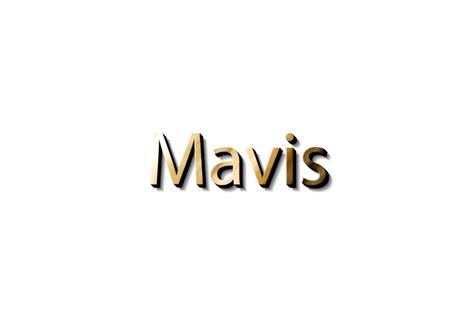 MAVIS NAME 3D 15733165 PNG