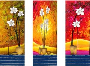 pnf Modern Art MDF Set of 3-0670 Digital Reprint 15 inch x 19 inch ...