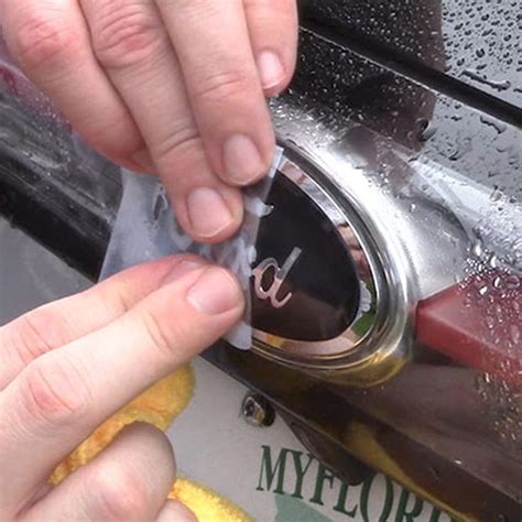 Buy BocaDecals 2013-2020 Ford Fusion Emblem Overlay Insert Decals - Set ...