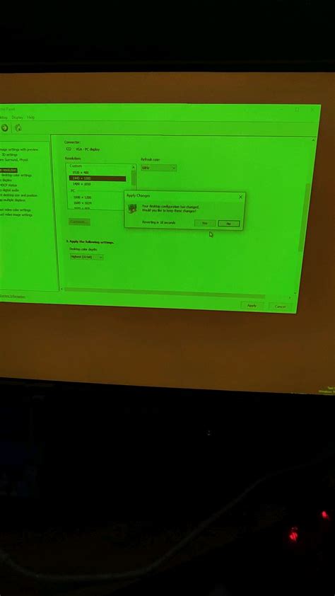 Nvidia GTX 980 via DVI-I to CRT monitor, Red tint color at some of screen resolution. : r/crtgaming