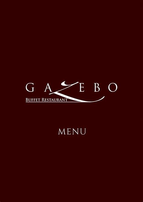 Menu at Gazebo Buffet Restaurant, Hyderabad, 4th Floor