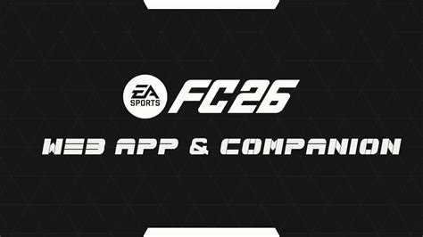 EA FC 26 Web App Available Today - Link For Early Access To Ultimate ...