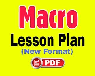 Macro lesson plan |new format| for d.el.ed of west bengal|primary board ...