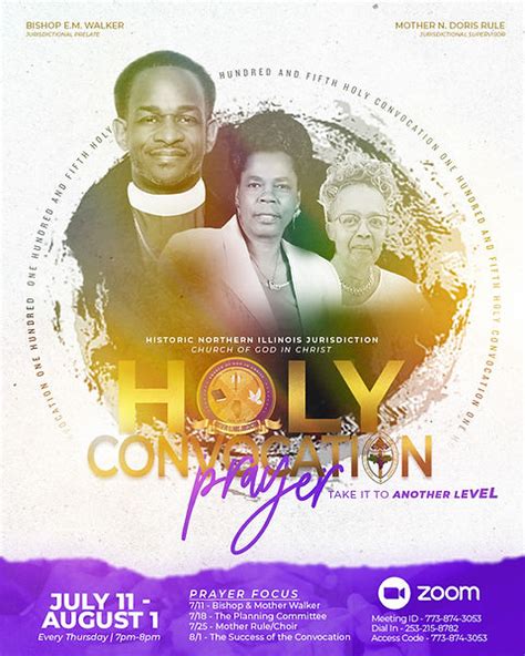 COGIC Holy Convocation Program 的图像结果