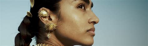 Gold Plated Earrings | 22K Studs, Hoops & Danglers | YourMaven