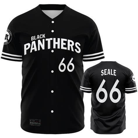 Black Panther Party, Camo - Huey Newton Malcolm X - Baseball Jersey