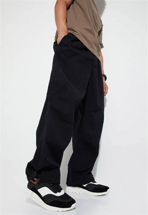Buy URB_N Men Solid Parachute Trousers Online at just Rs. 1499.0 ...