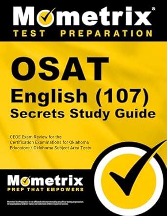 Buy Osat English 107 Secrets Study Guide: Ceoe Exam Review for the ...