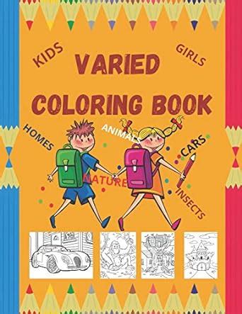 Buy Varied Coloring Book: Activity Book, Coloring Book For Kids. For ...