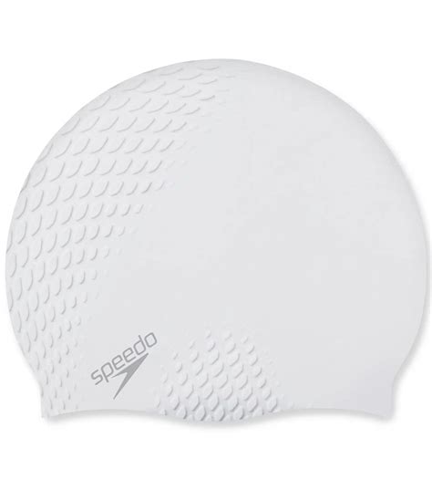 Buy Speedo Bubble Active Swim Caps White Online | Speedo India