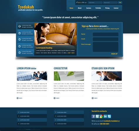 Dark Blue Web Design 的图像结果