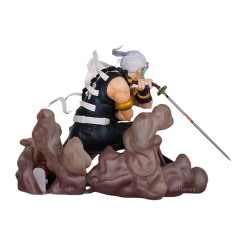 Demon Slayer Anime Tengen Uzui Dual Blade Action Figure
